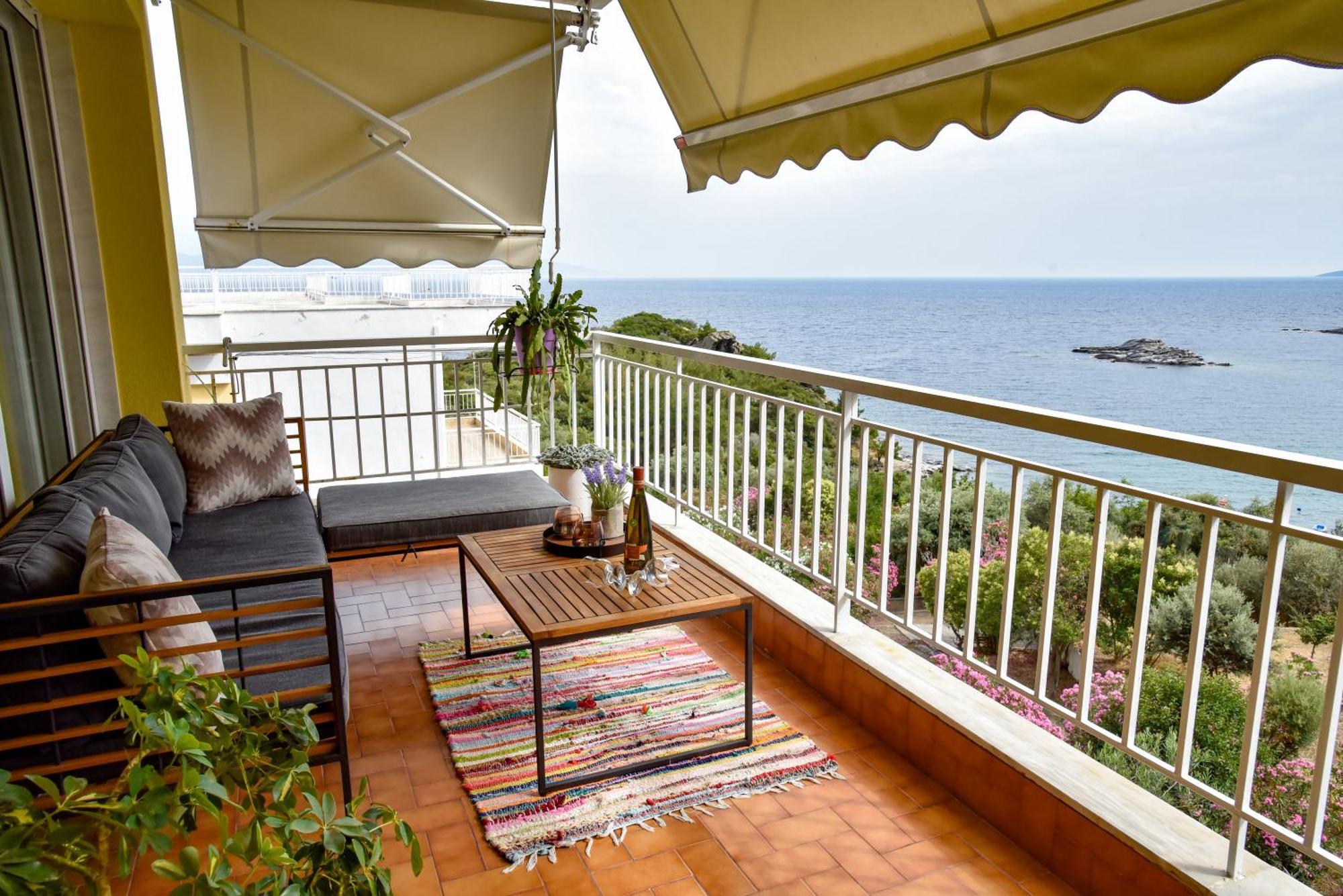 Beach Apartment Палеон-Цифликион Экстерьер фото